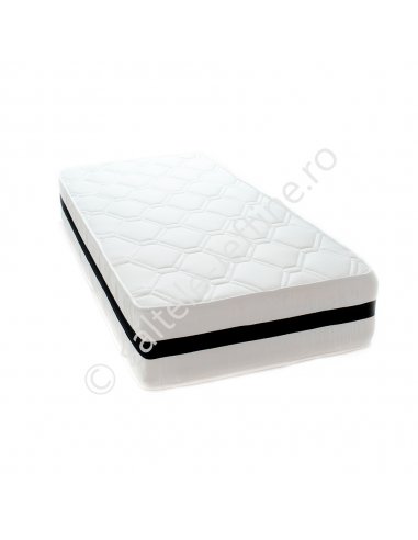 Saltea Memory Foam (2 Fete, miez cu arcuri si spuma) 200x200 cm (grosime 30 cm)